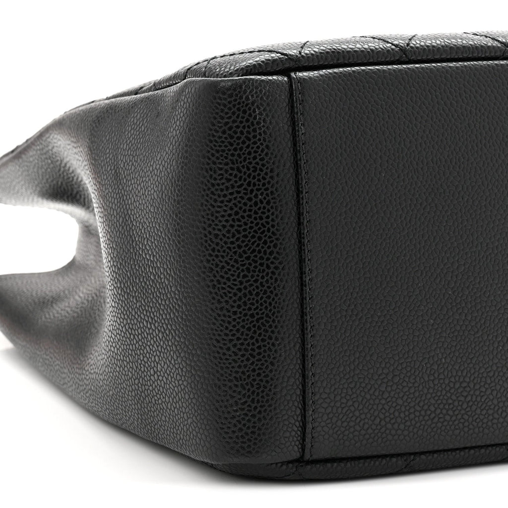 Chanel Caviar Quilted Grand Shopping Tote GST Black