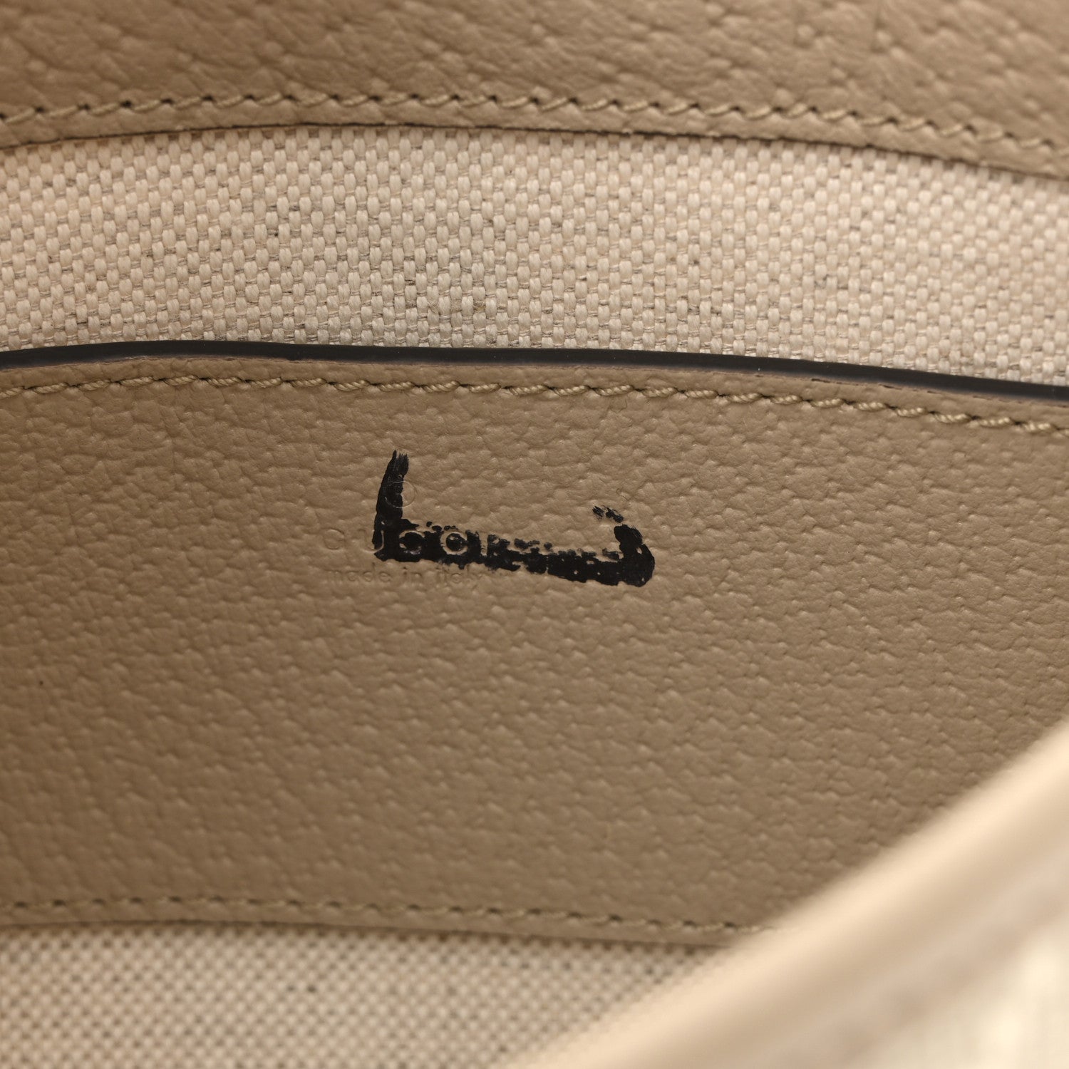 Gucci GG Supreme Monogram Textured Dollar Calfskin Mini Jackie 1961 Hobo Beige Mystic White Oatmeal