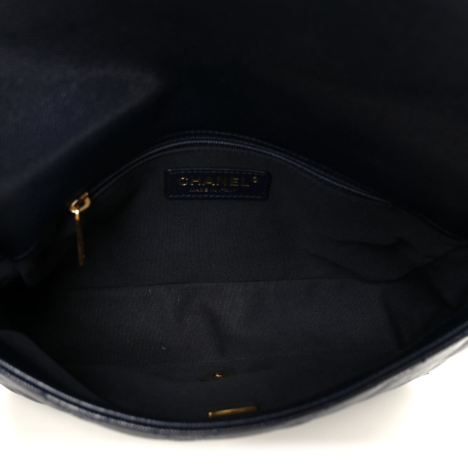 Chanel Caviar Quilted Small CC You Flap Navy