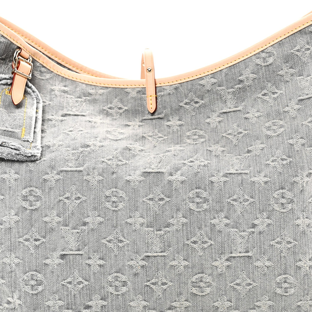 Louis Vuitton Monogram Denim CarryAll MM Washed Grey