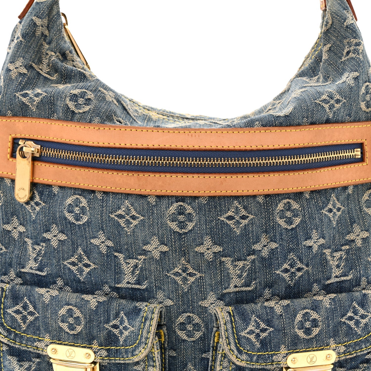 Louis Vuitton Denim Baggy GM Blue