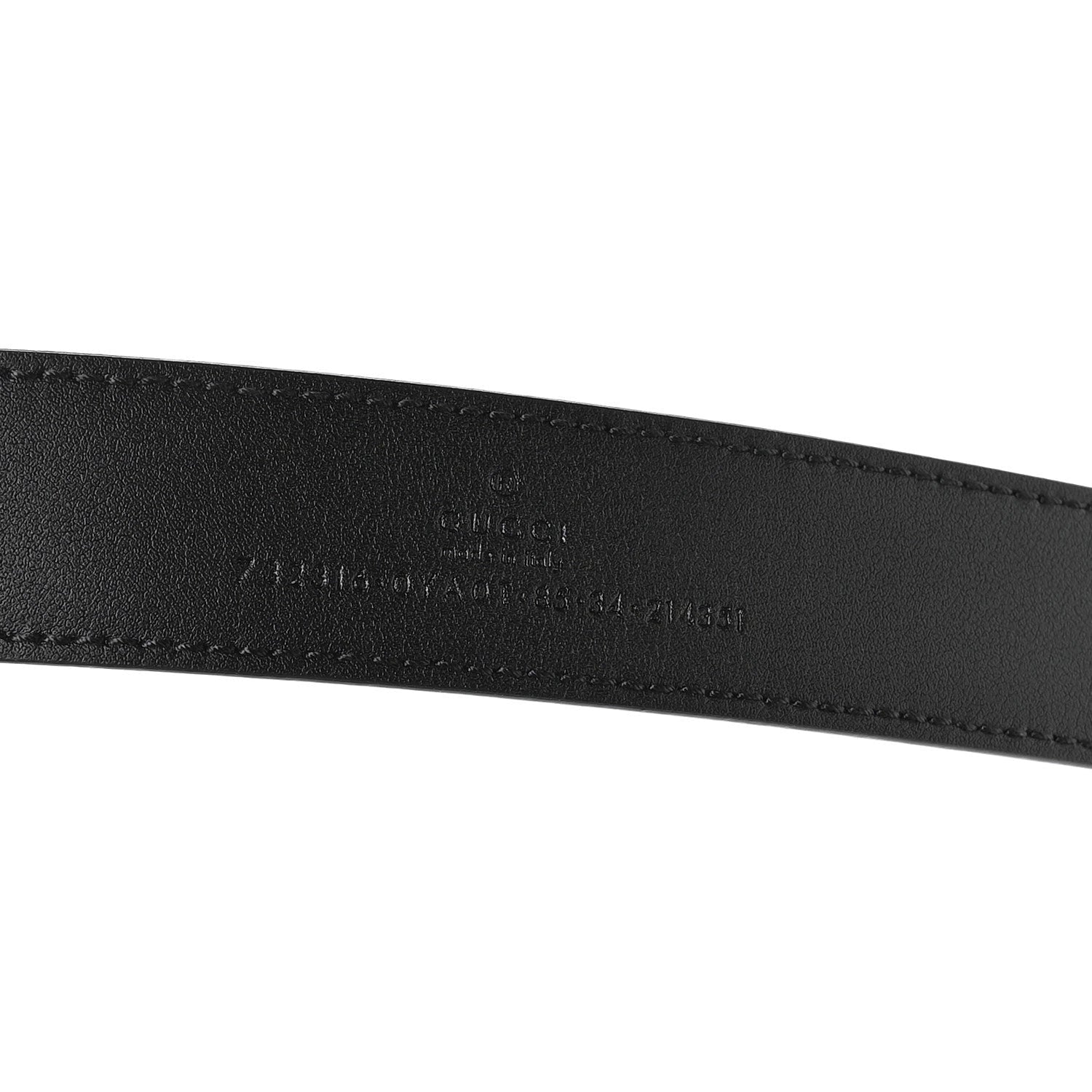 Gucci Calfskin 85 34 Belt Black