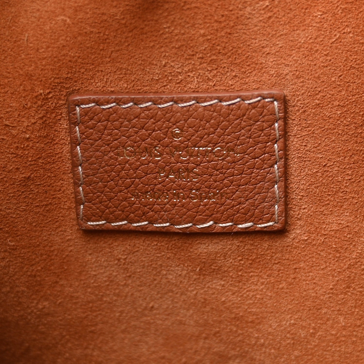 Louis Vuitton Grained Calfskin Low Key Hobo PM Cognac