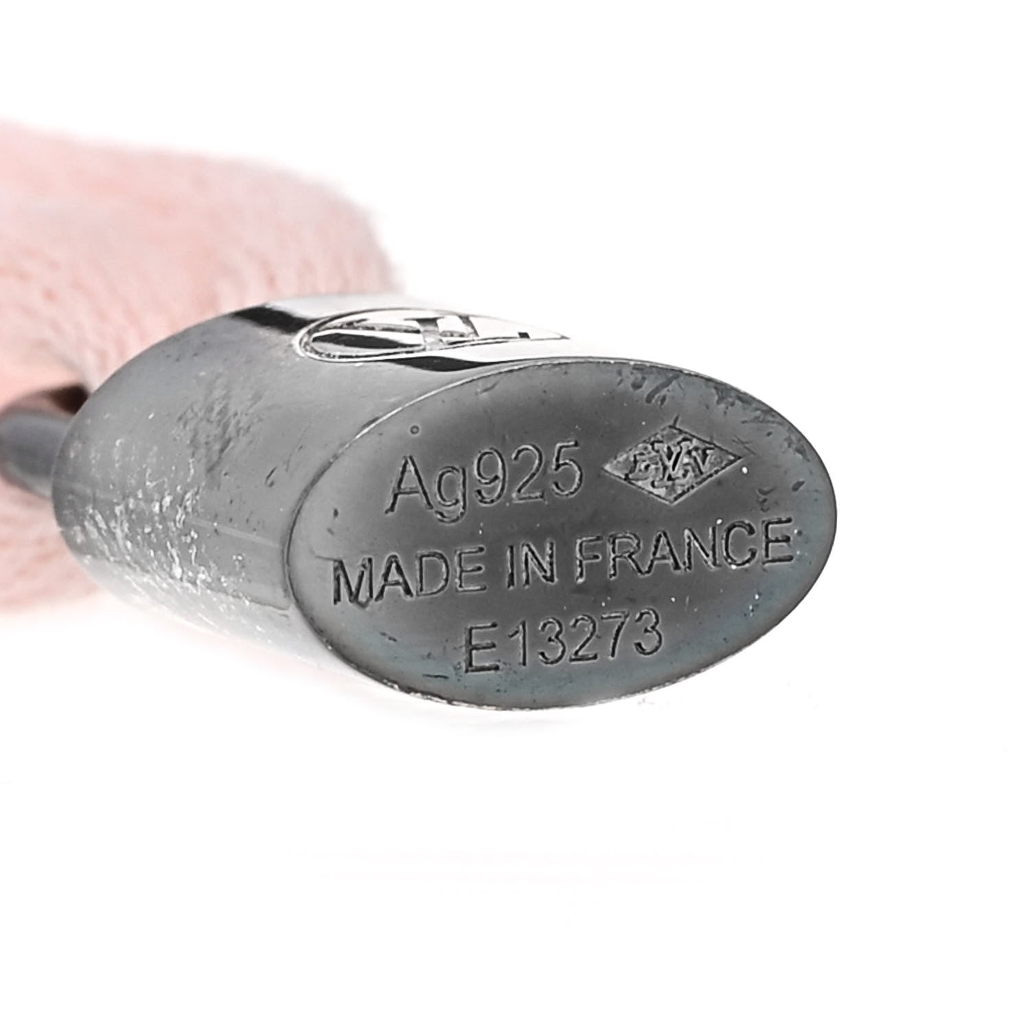 Louis Vuitton X UNICEF Sterling Silver Lockit Bracelet Light Pink