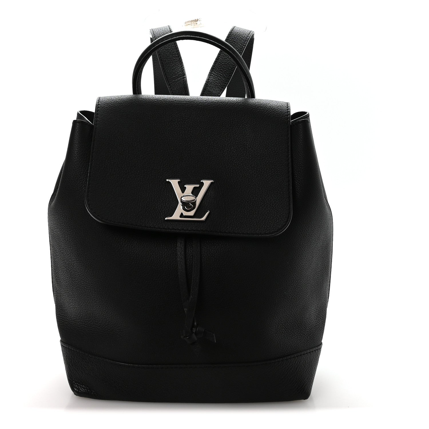Louis Vuitton Calfskin Lockme Backpack Black