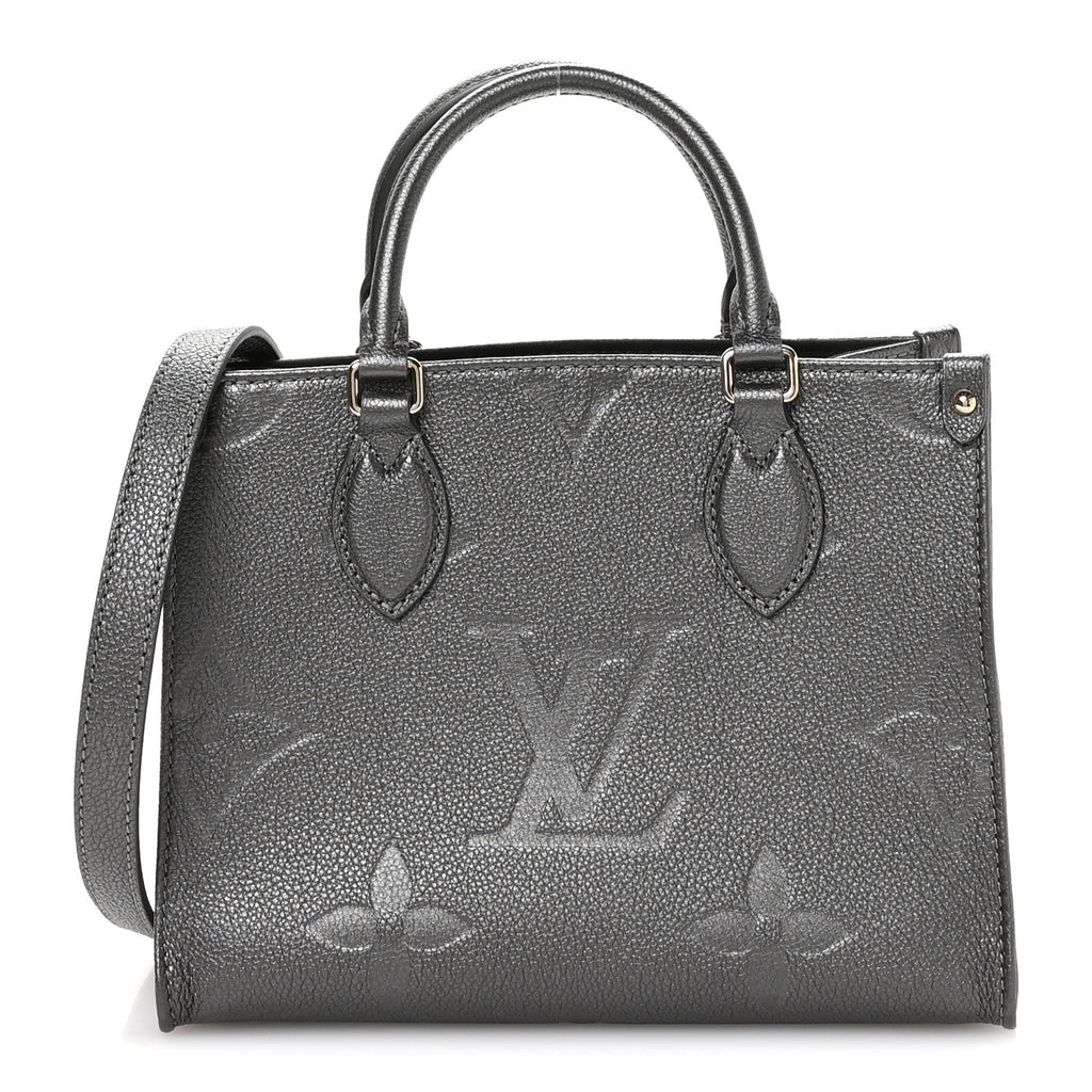 Louis Vuitton Empreinte Monogram Giant Onthego PM Gun Metal