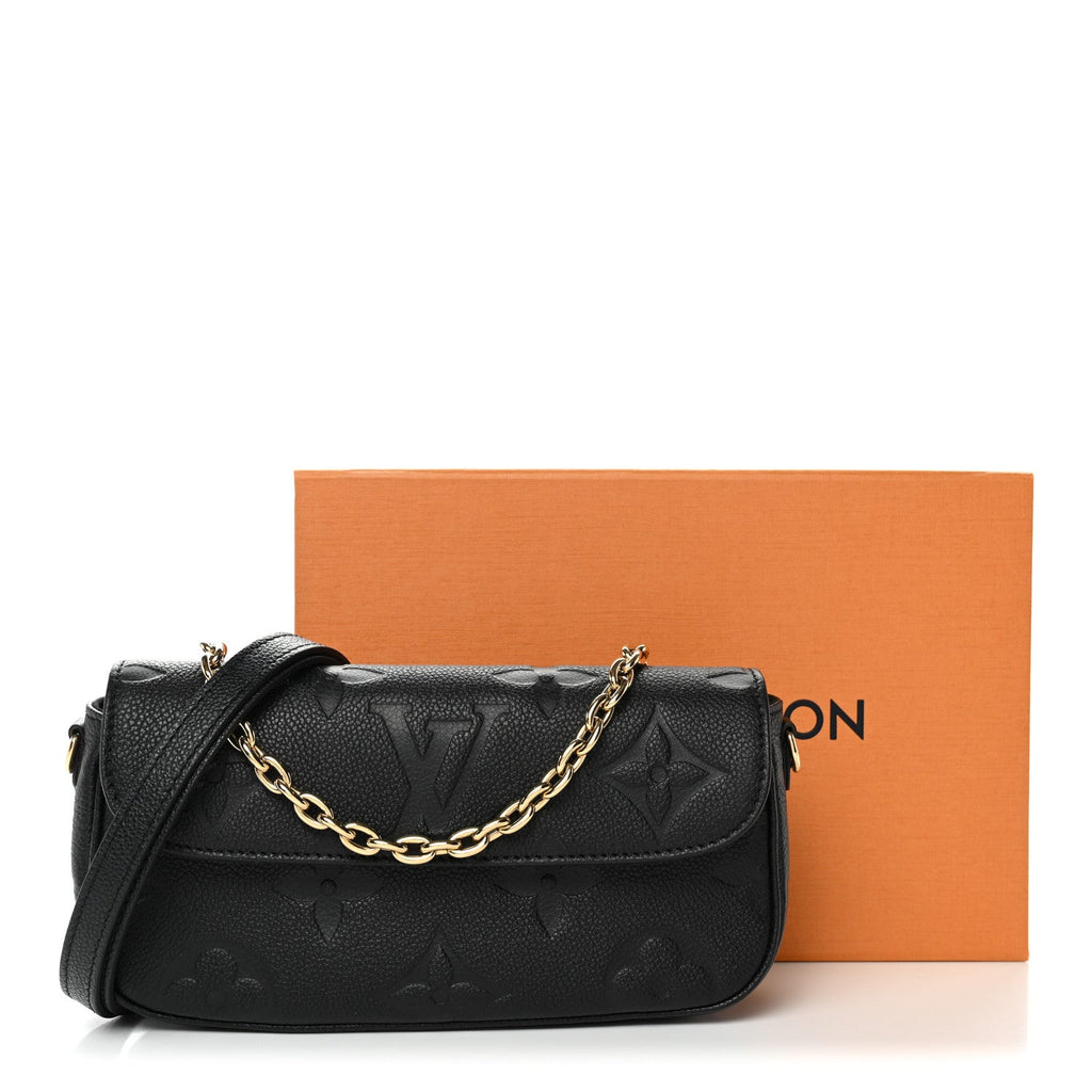 Louis Vuitton Empreinte Monogram Giant Ivy Wallet On Chain Black