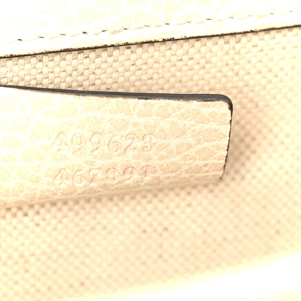 Gucci Dollar Calfskin Crystal Small Dionysus Shoulder Bag Mystic White
