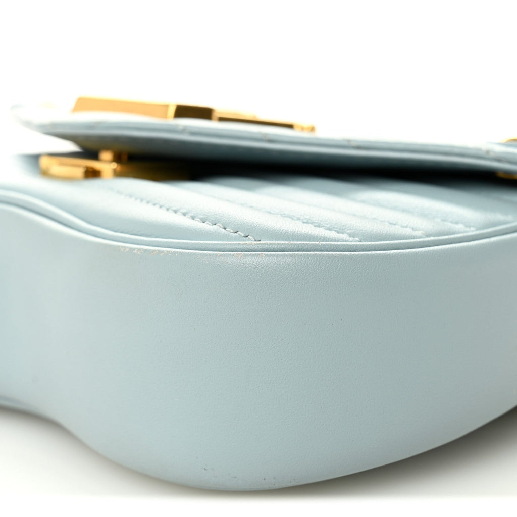 Louis Vuitton Calfskin New Wave Chain PM Porcelain Blue