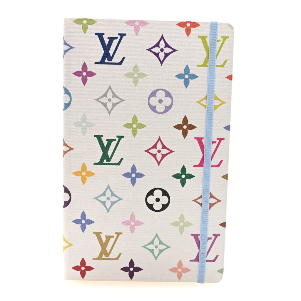 Louis Vuitton LV x TM Monogram Multicolor Jane Notebook MM White