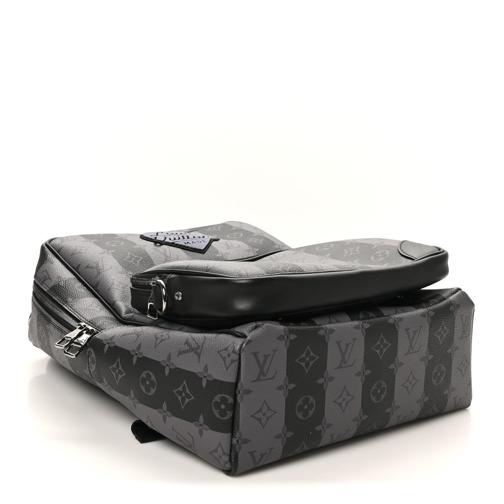 Louis Vuitton X NIGO Monogram Eclipse Stripes LV Heart Modular Utilitary Backpack