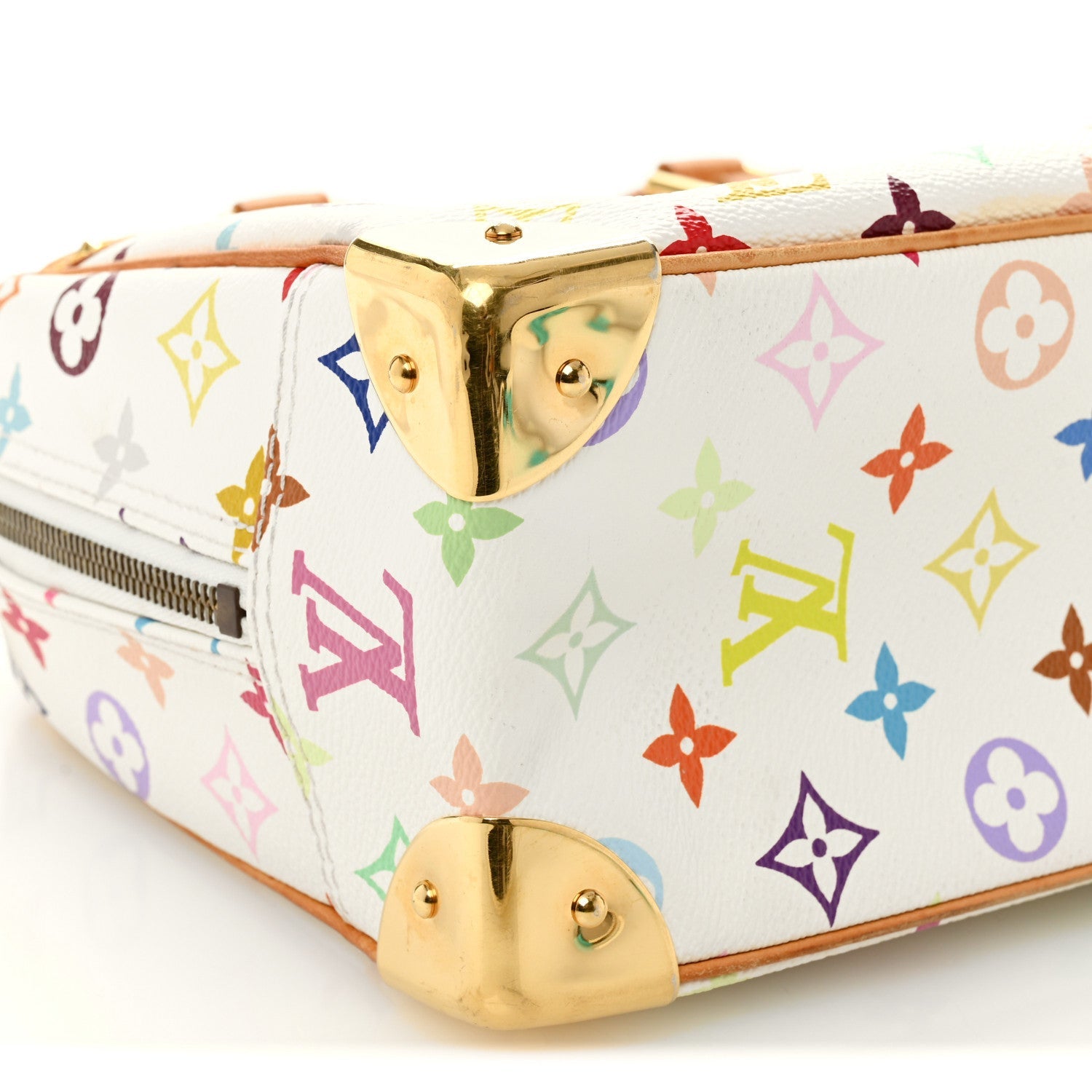 Louis Vuitton Monogram Multicolor Trouville White