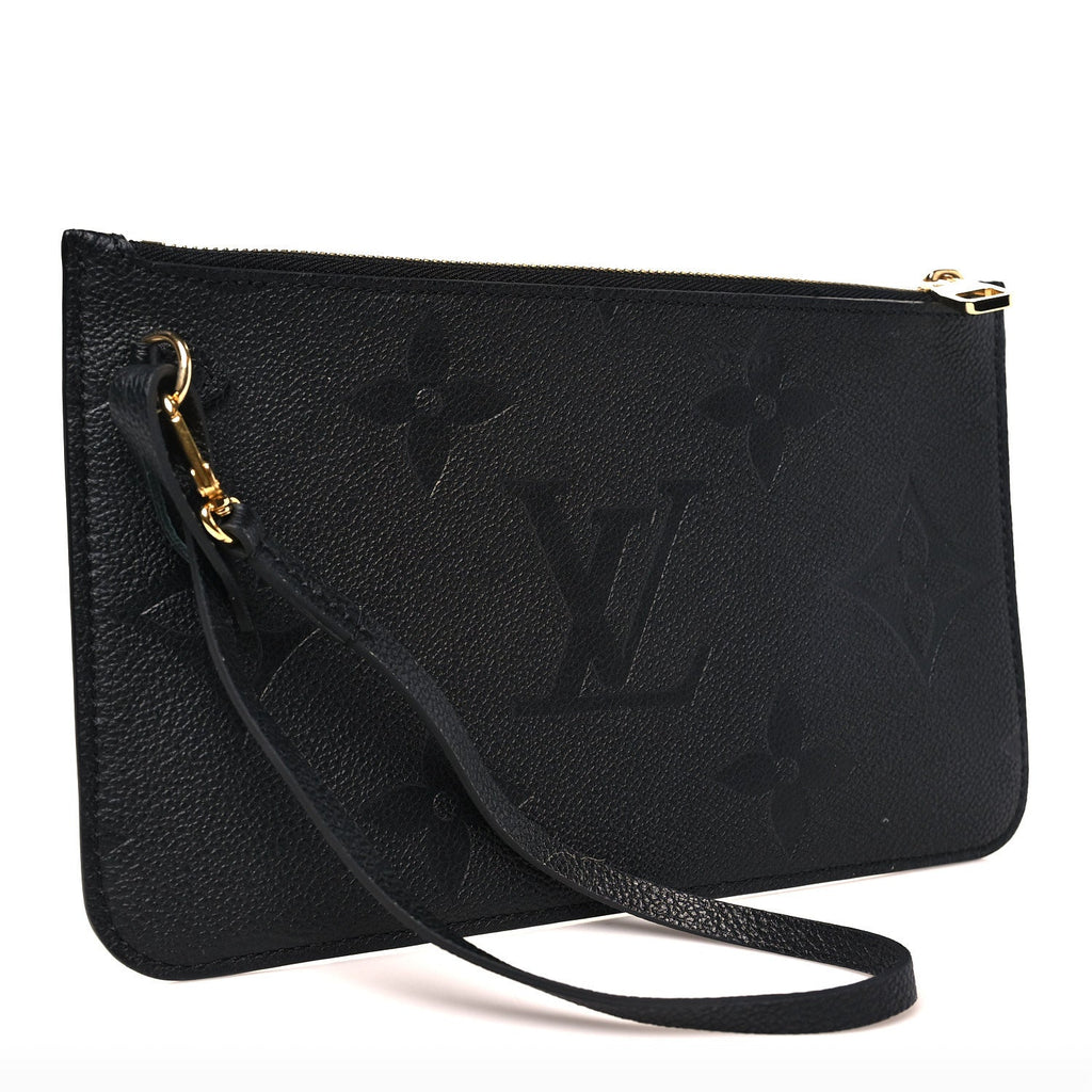Louis Vuitton Empreinte Monogram Giant Neverfull MM Pochette Black