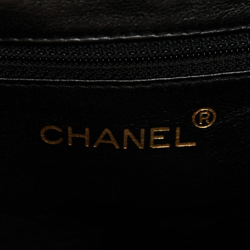 Chanel Patent Small Kelly Flap Bag Black