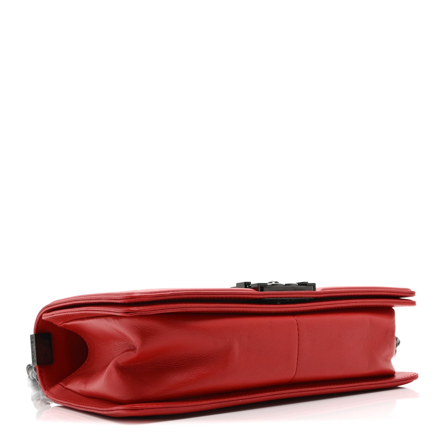 Chanel Calfskin Quilted Medium Boy Flap Red