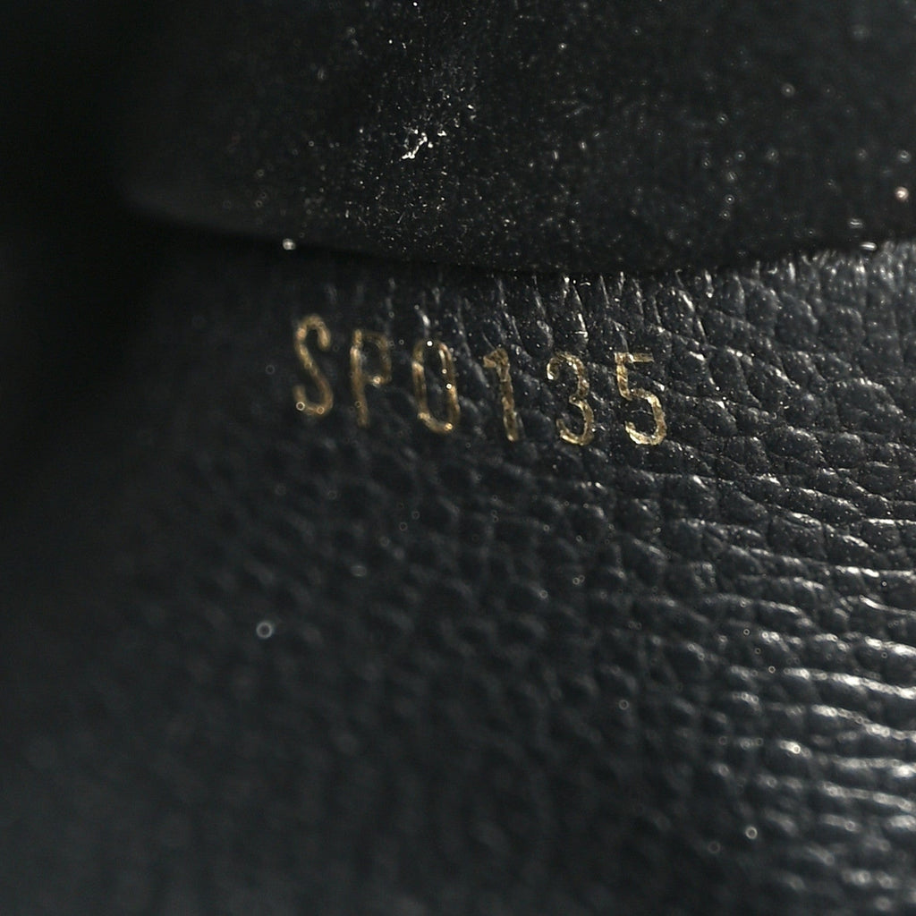 Louis Vuitton Empreinte Compact Curieuse Wallet Black