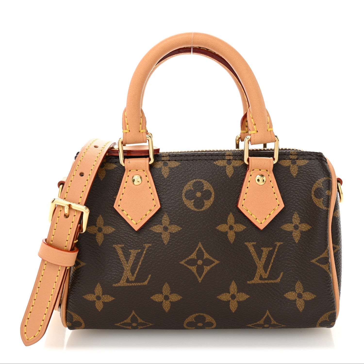 Louis Vuitton Monogram Nano Speedy Bandouliere