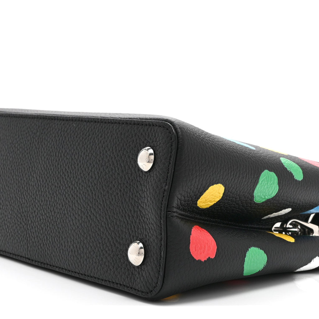 Louis Vuitton LV X YK Taurillon Capucine MM Black