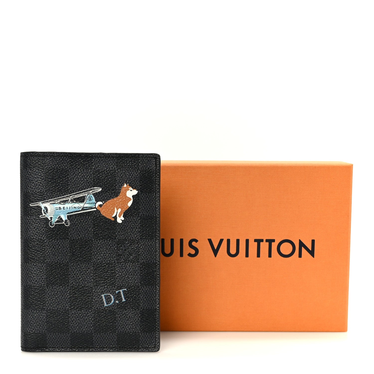 Louis Vuitton Damier Graphite My LV World Tour Passport Cover