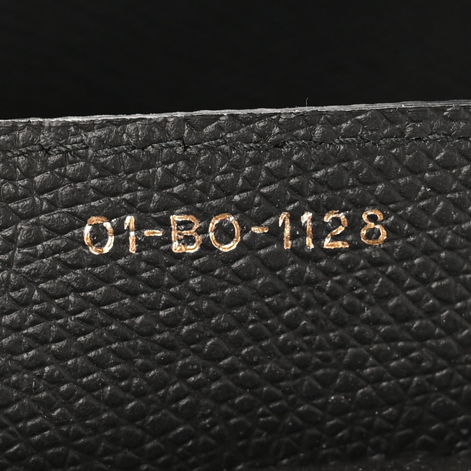 Christian Dior Grained Calfskin Saddle Bag Black