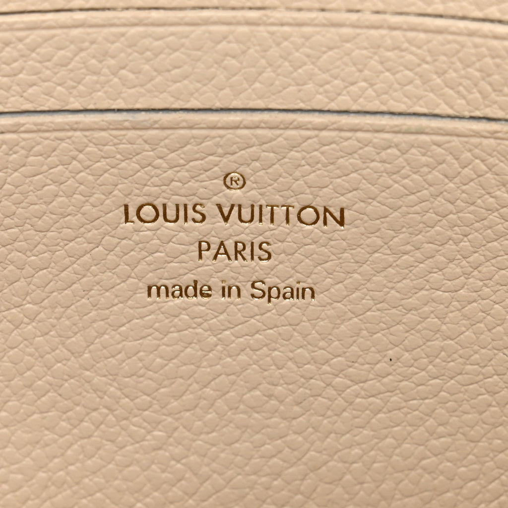 Louis Vuitton Empreinte Monogram Giant Ivy Wallet On Chain Cream