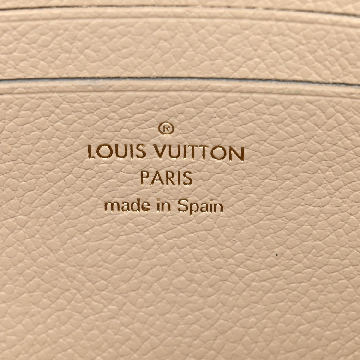 Louis Vuitton Empreinte Monogram Giant Ivy Wallet On Chain Cream