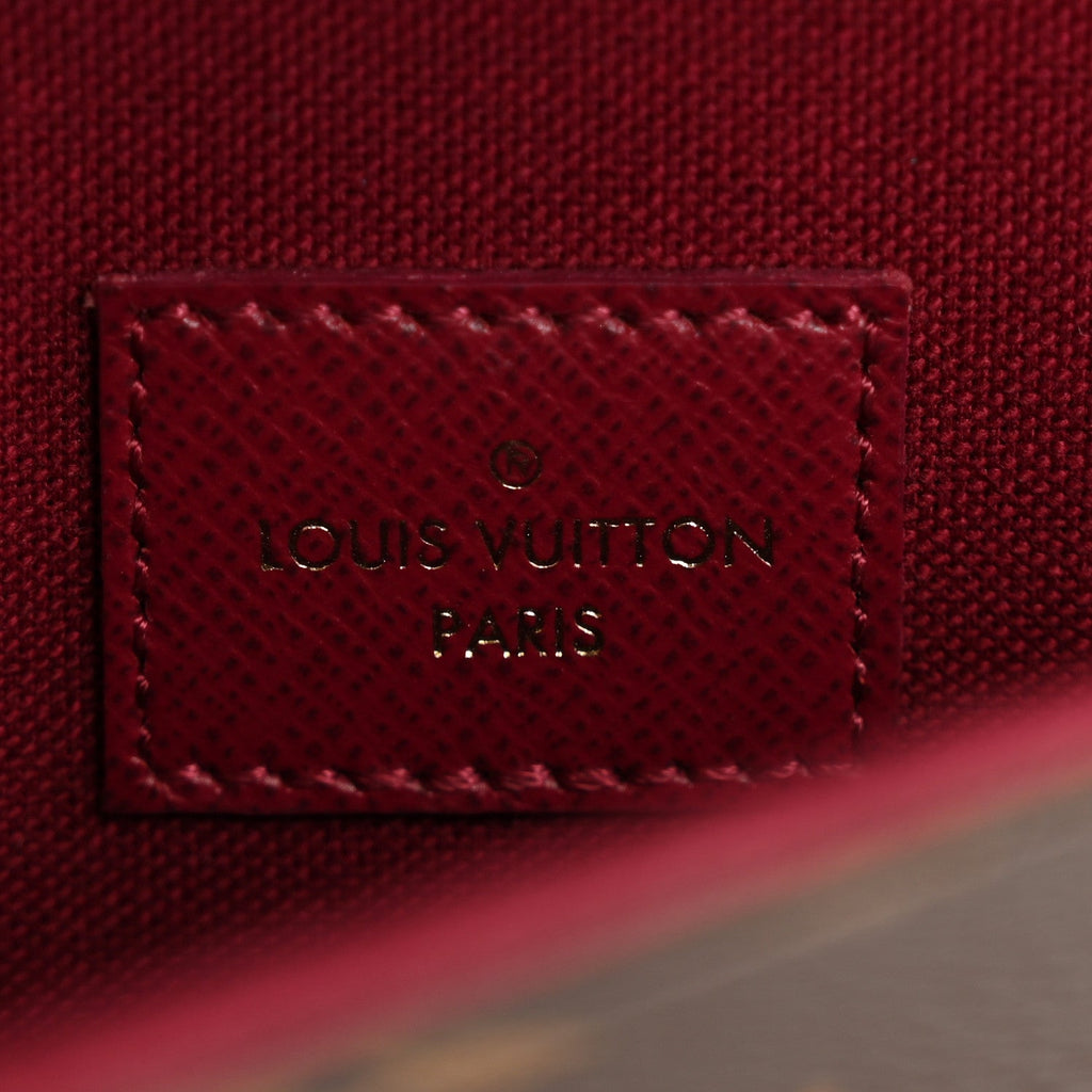 Louis Vuitton Monogram Pochette Felicie Chain Wallet Fuchsia