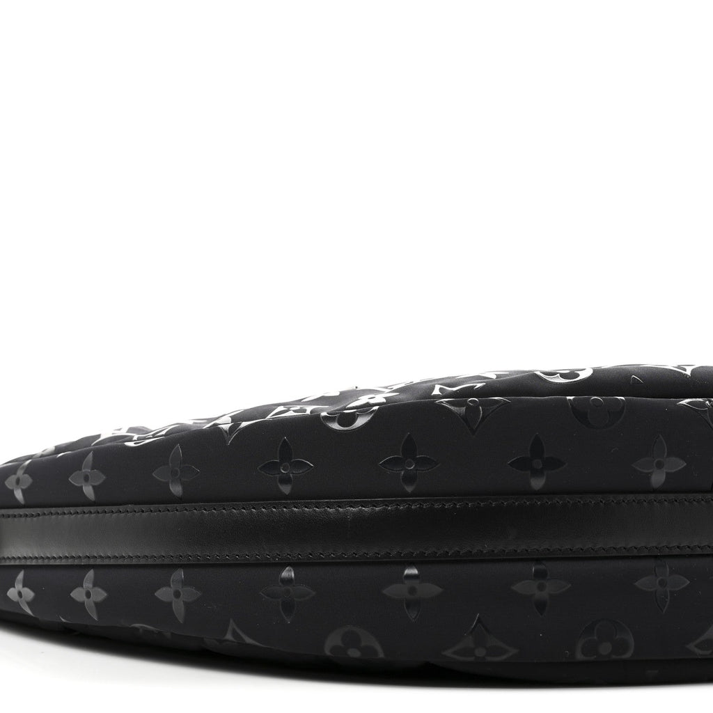 Louis Vuitton Nylon Monogram Loop Pocket Hobo Polar Night