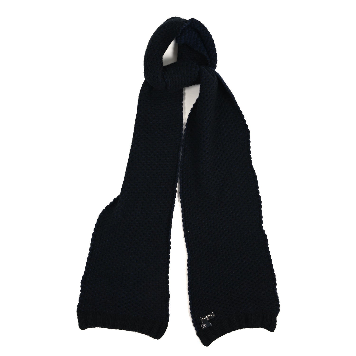 Cashmere CC Logo Shooting Star Scarf Blue Black