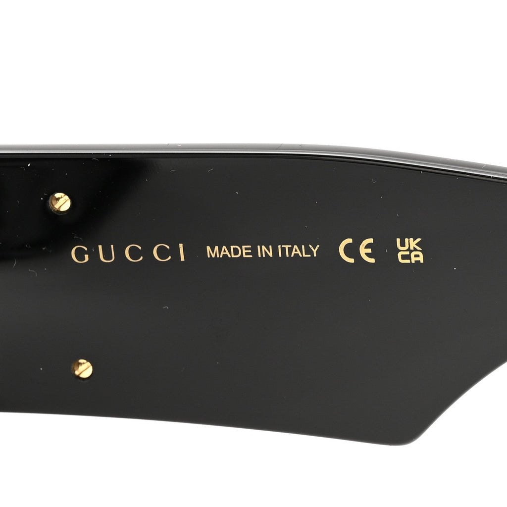Gucci Acetate Square Frame Sunglasses GG0956S Black