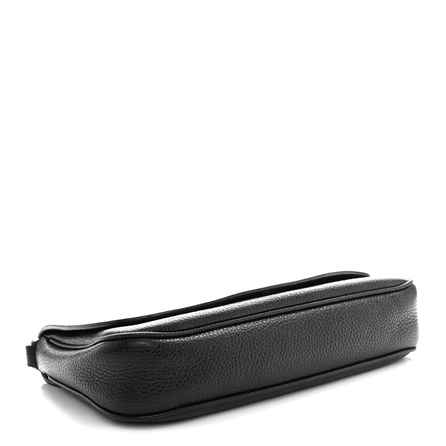 Gucci Pebbled Calfskin Medium Soho Flap Crossbody Black