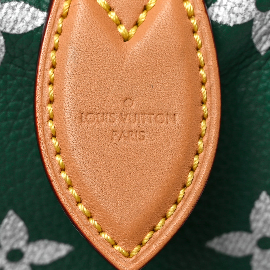 Louis Vuitton Calfskin Monogram Speedy P9 Bandouliere 40 Green