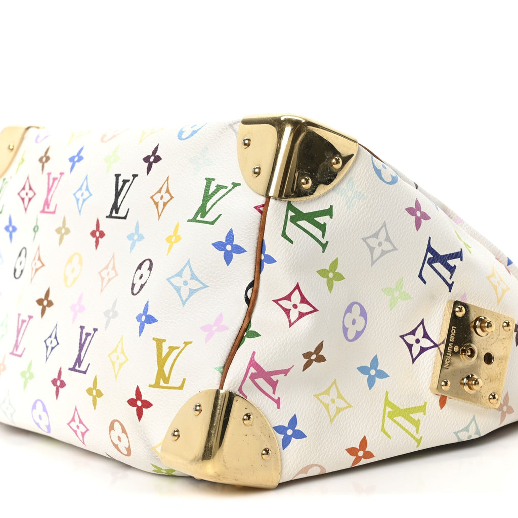 Louis Vuitton Monogram Multicolor Speedy 30 White