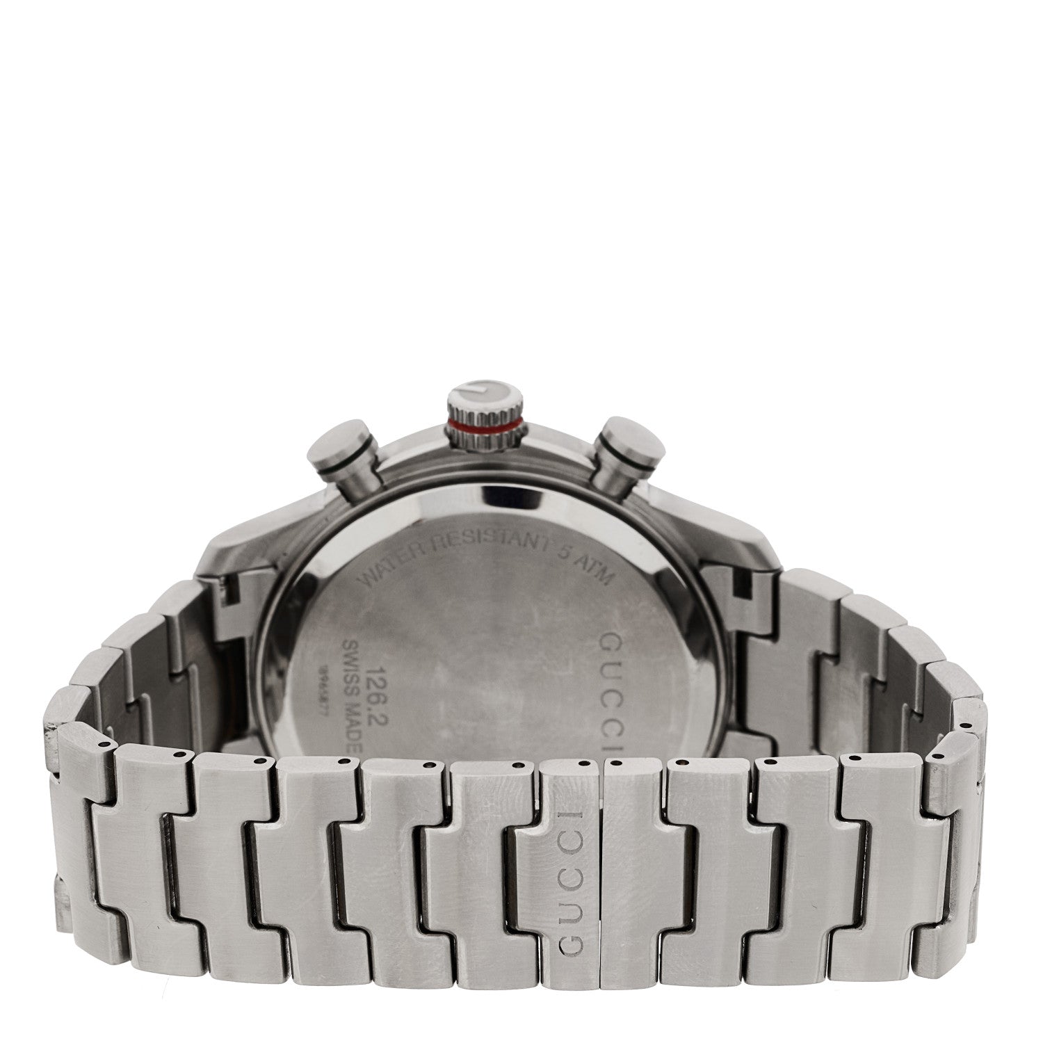Gucci Stainless Steel 45mm G-Timeless Chronograph Quartz Watch Brown