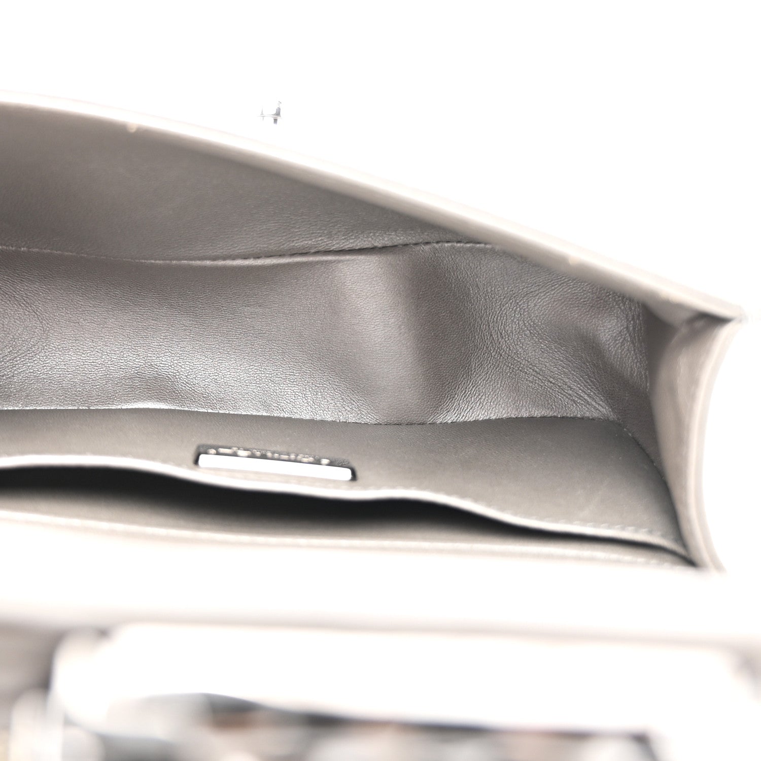Chanel Galuchat Stingray Small Boy Flap Silver