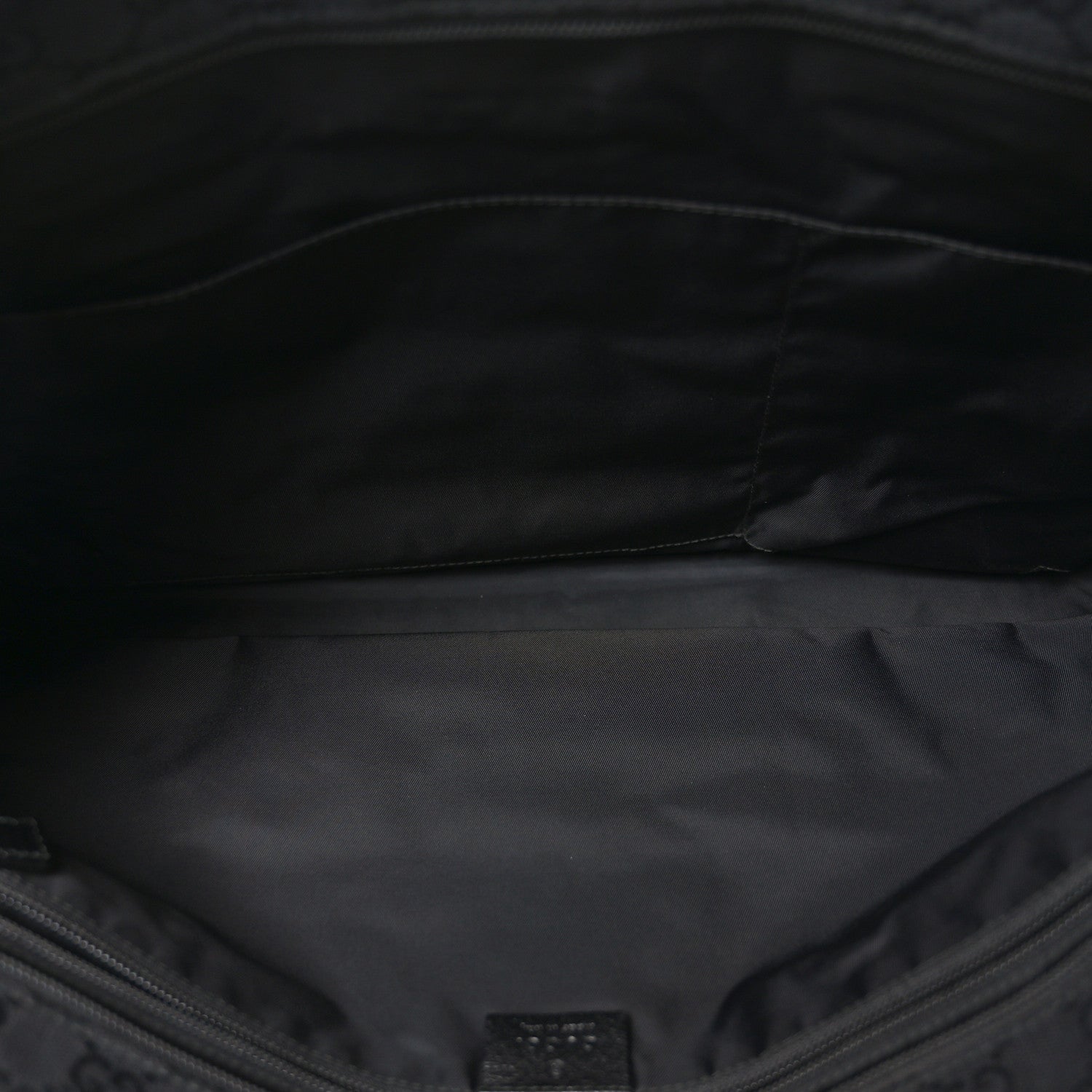 Gucci Monogram Web Large Diaper Tote Black