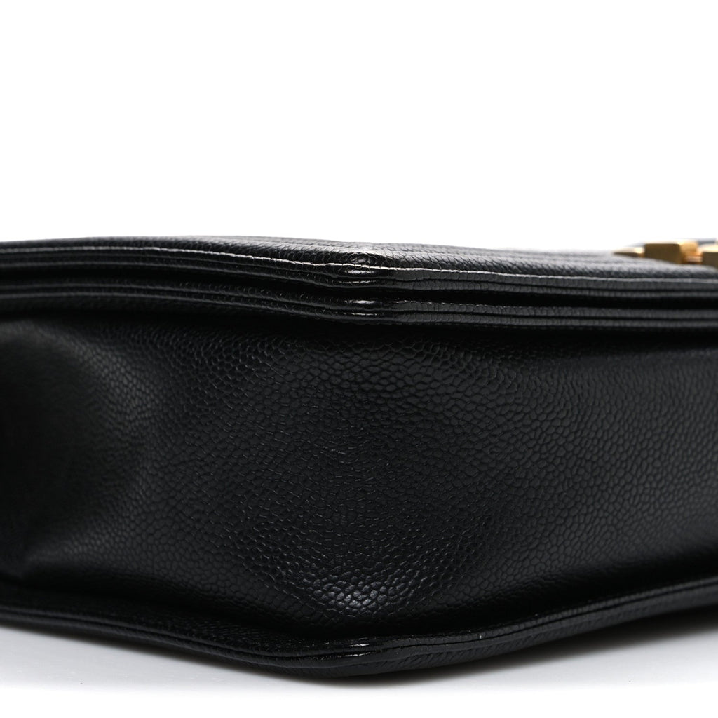 Chanel Caviar Quilted New Medium Boy Flap Black