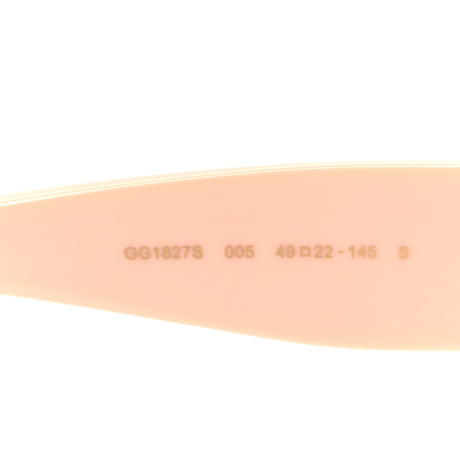 Gucci Acetate Cat Eye GG Marmont Logo Sunglasses GG1827S Light Pink