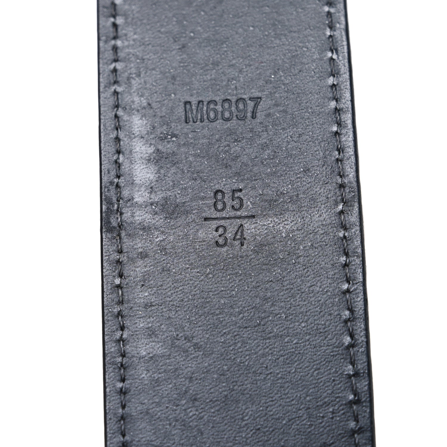 Louis Vuitton Taiga 35mm LV Initiales Belt 85 34 Ardoise
