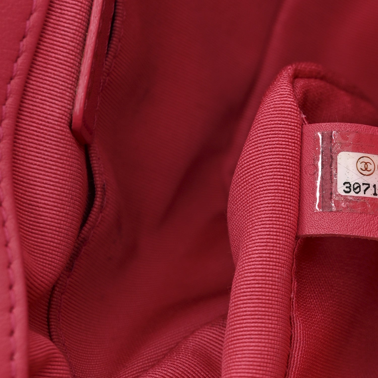 Chanel Calfskin Quilted Mini Square Bubbly Flap Pink