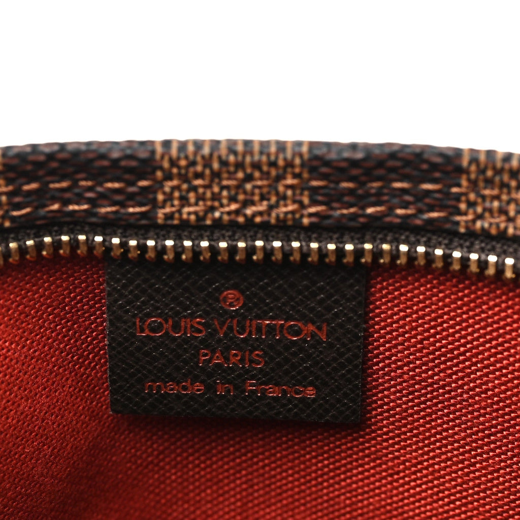 Louis Vuitton Damier Ebene Trousse Make Up Bag Pochette