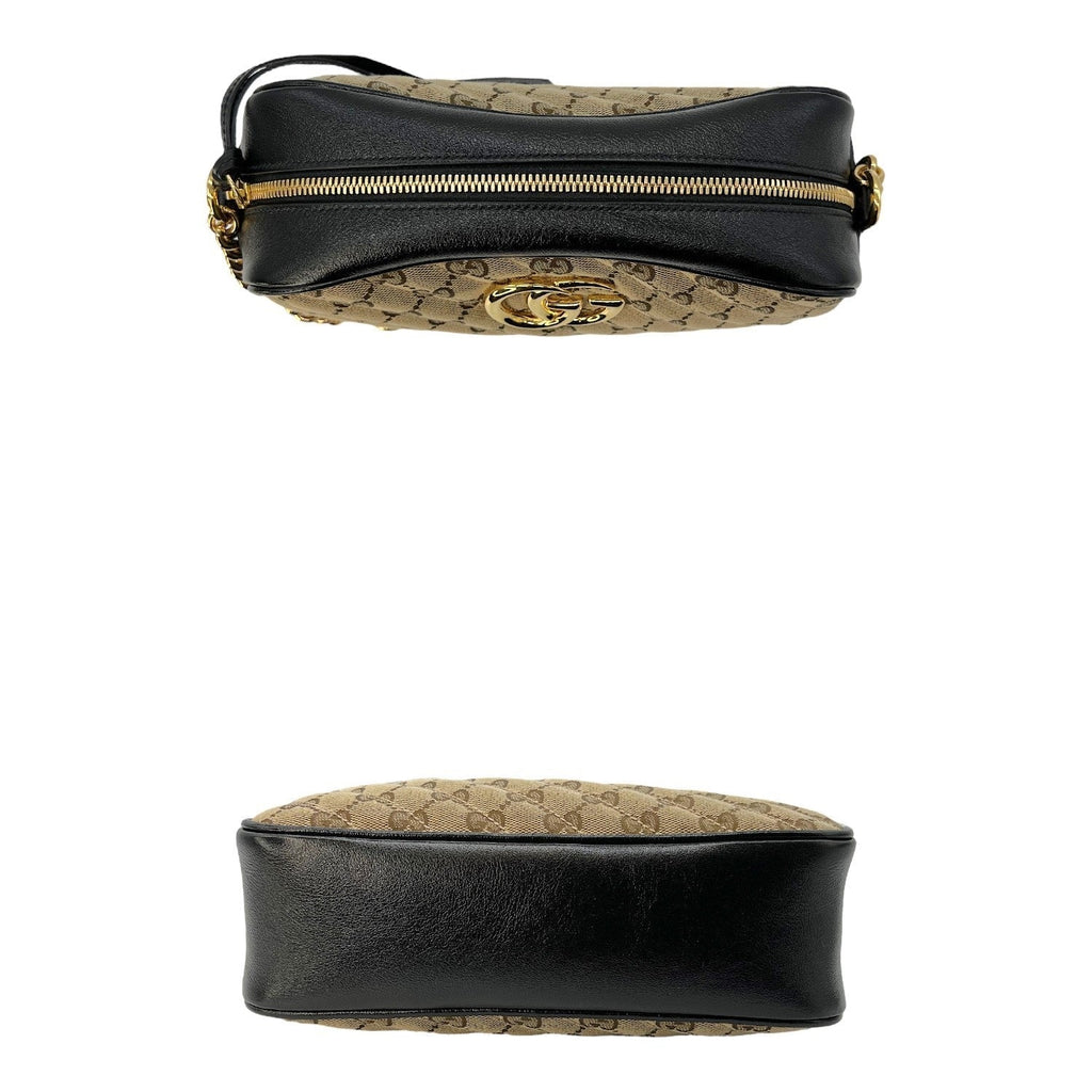 Gucci GG Canvas Small Marmont Matelasse Camera Bag
