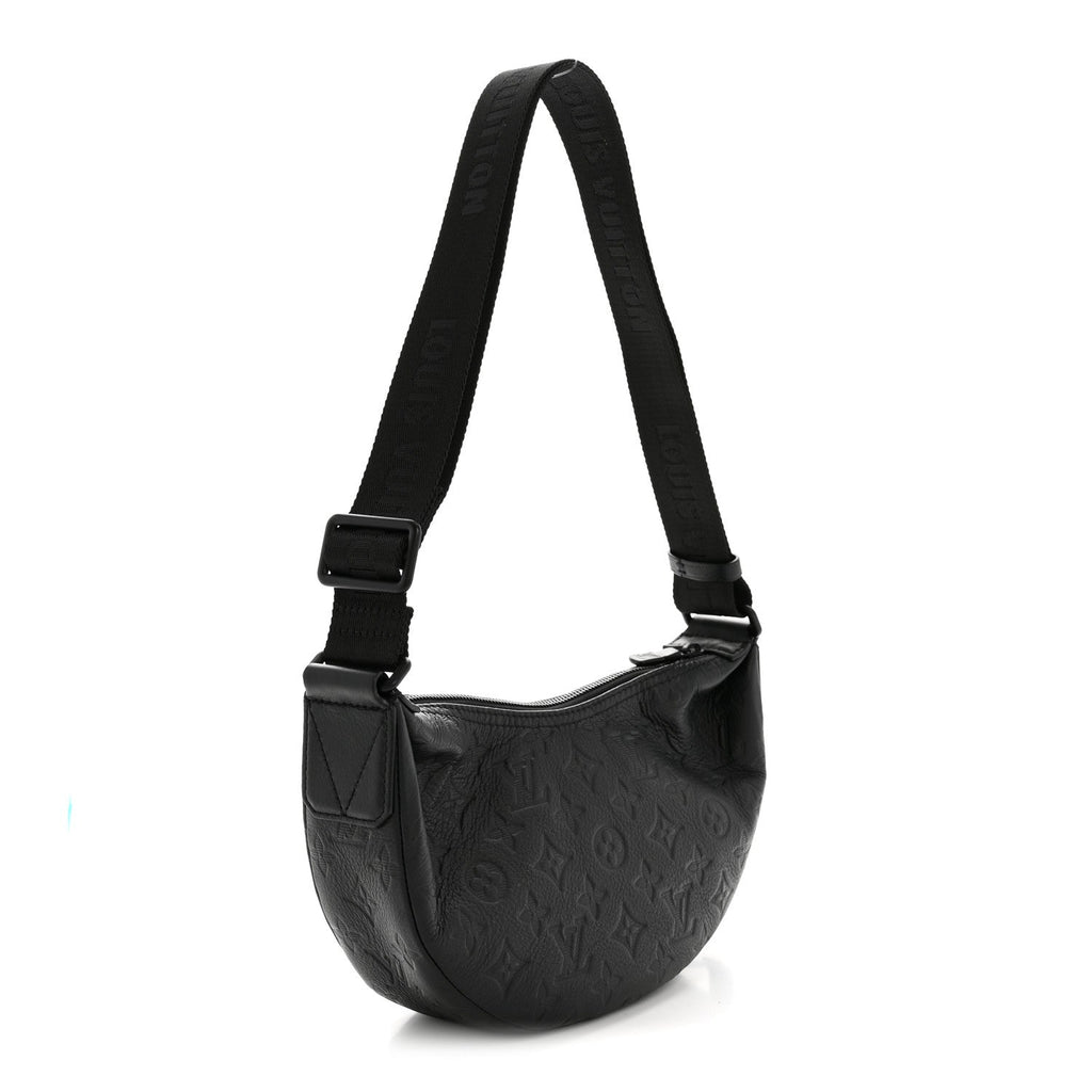 Louis Vuitton Monogram Shadow Hamac Bag PM Black
