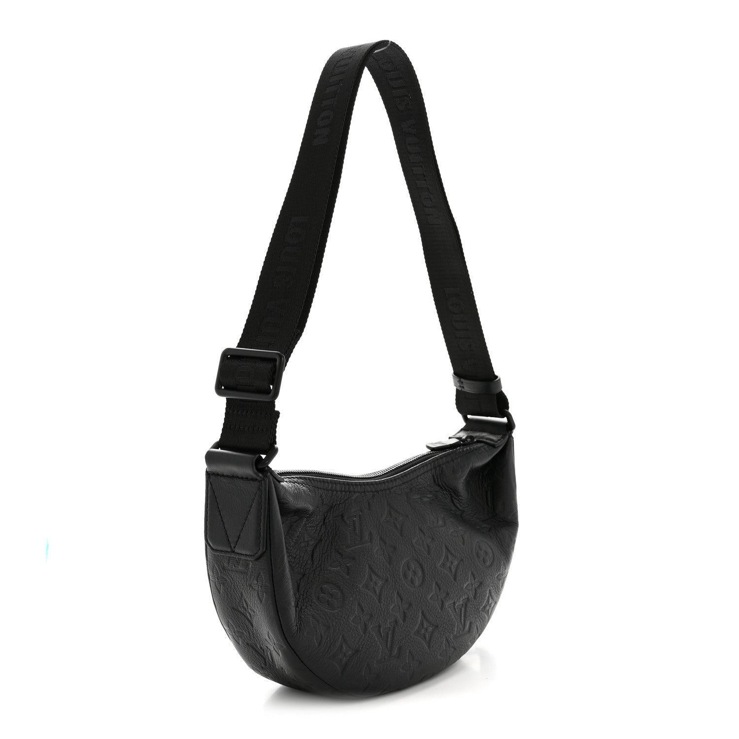 Louis Vuitton Monogram Shadow Hamac Bag PM Black