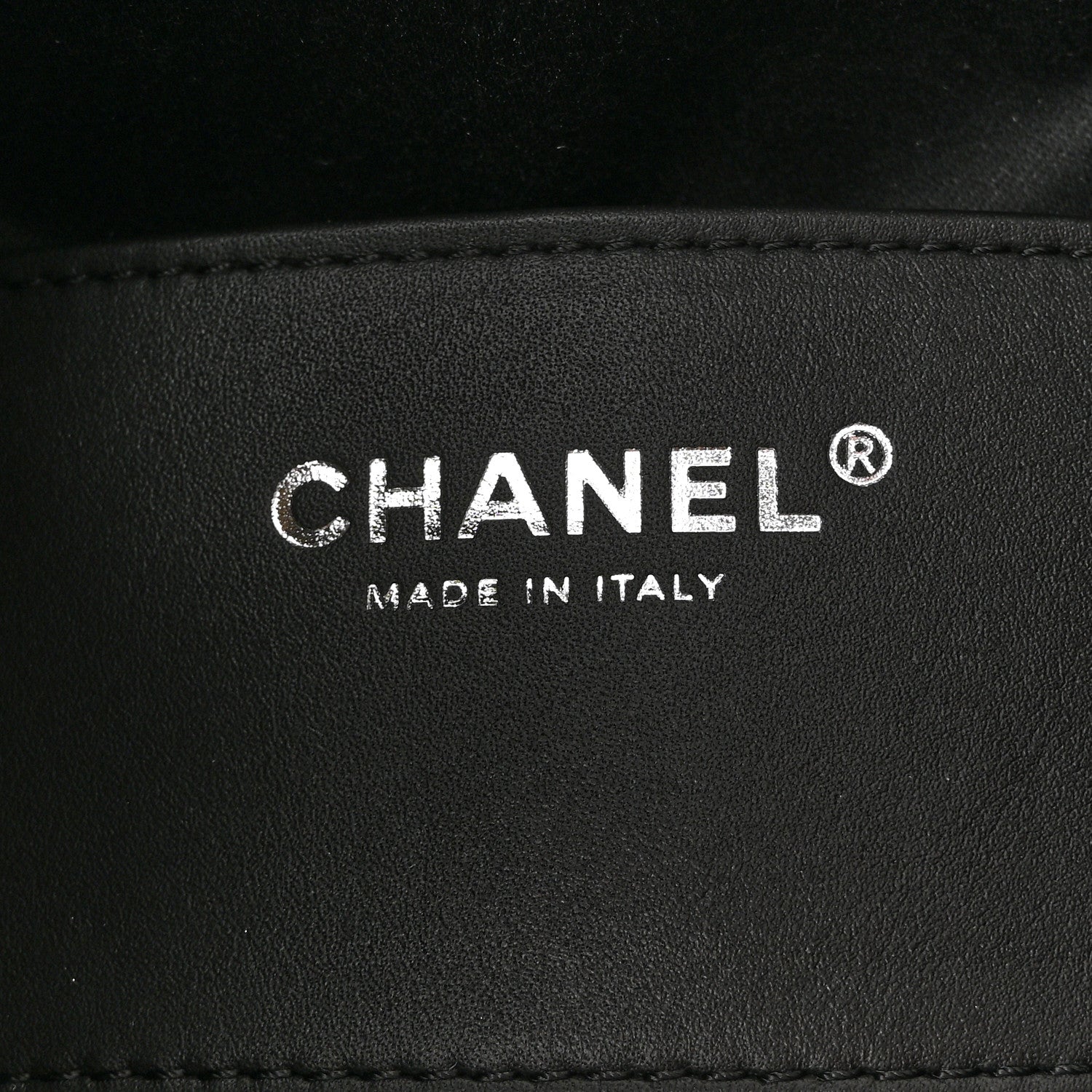 Chanel Shiny Crumpled Calfskin Quilted Small Chanel 25 Handbag Black