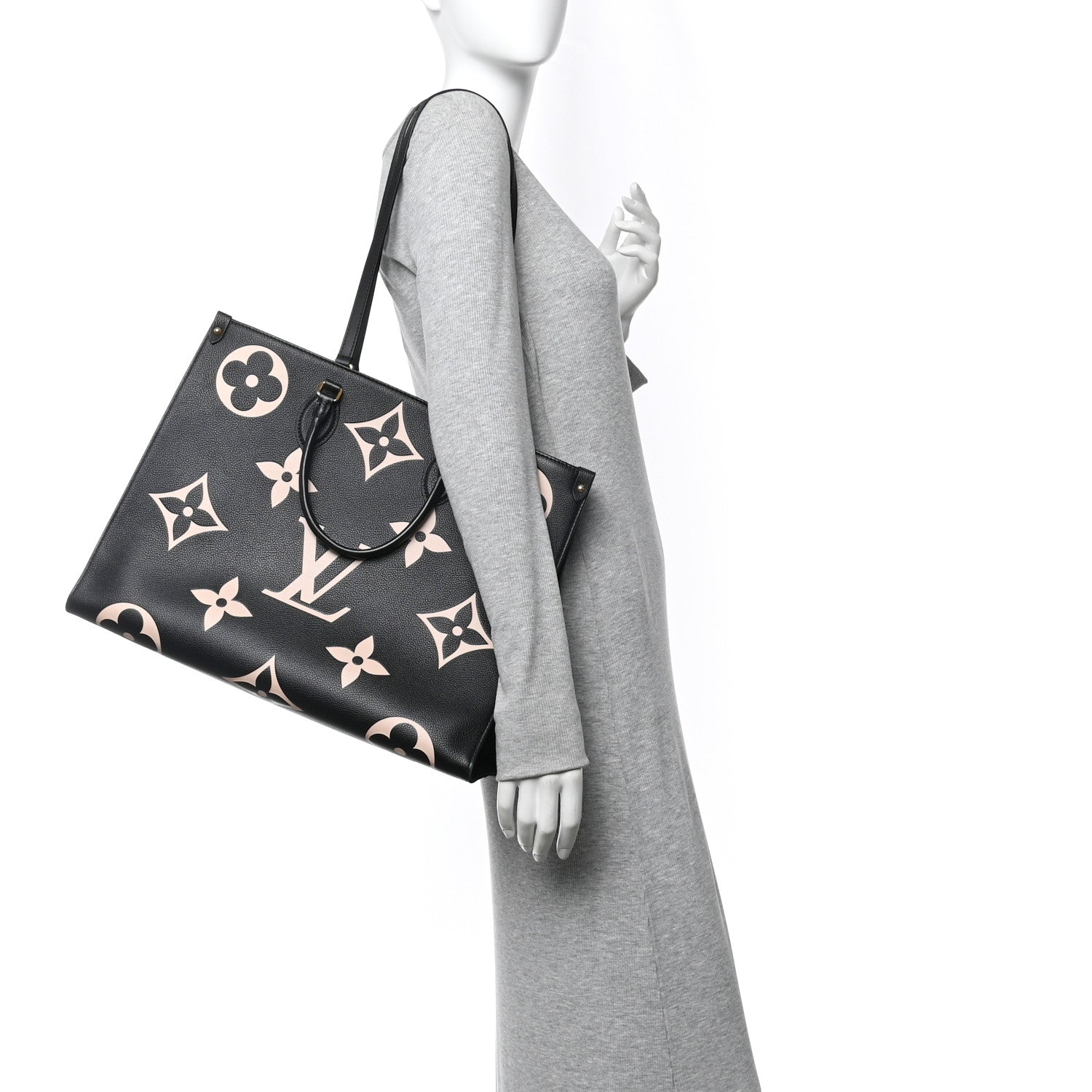 Louis Vuitton Empreinte Monogram Giant Onthego GM Black Beige