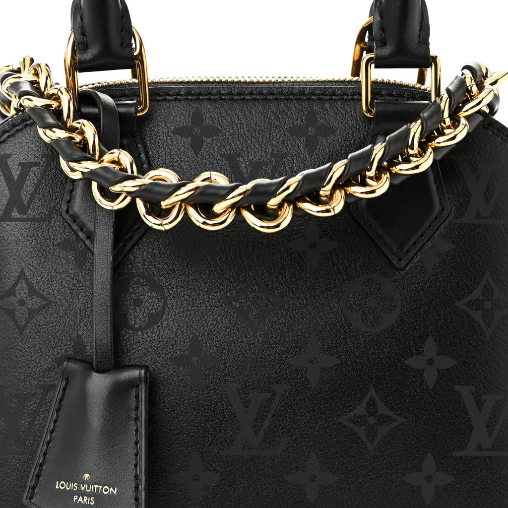 Louis Vuitton Monogram Ink Alma BB Black