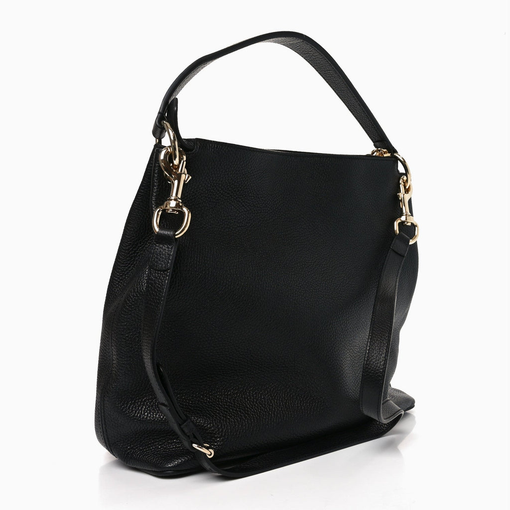 Gucci Pebbled Calfskin Large Soho Hobo Black