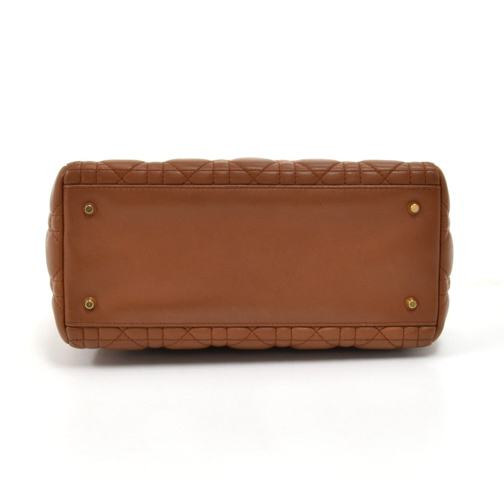 Lady Dior Cannage Quilt Leather Medium Bag