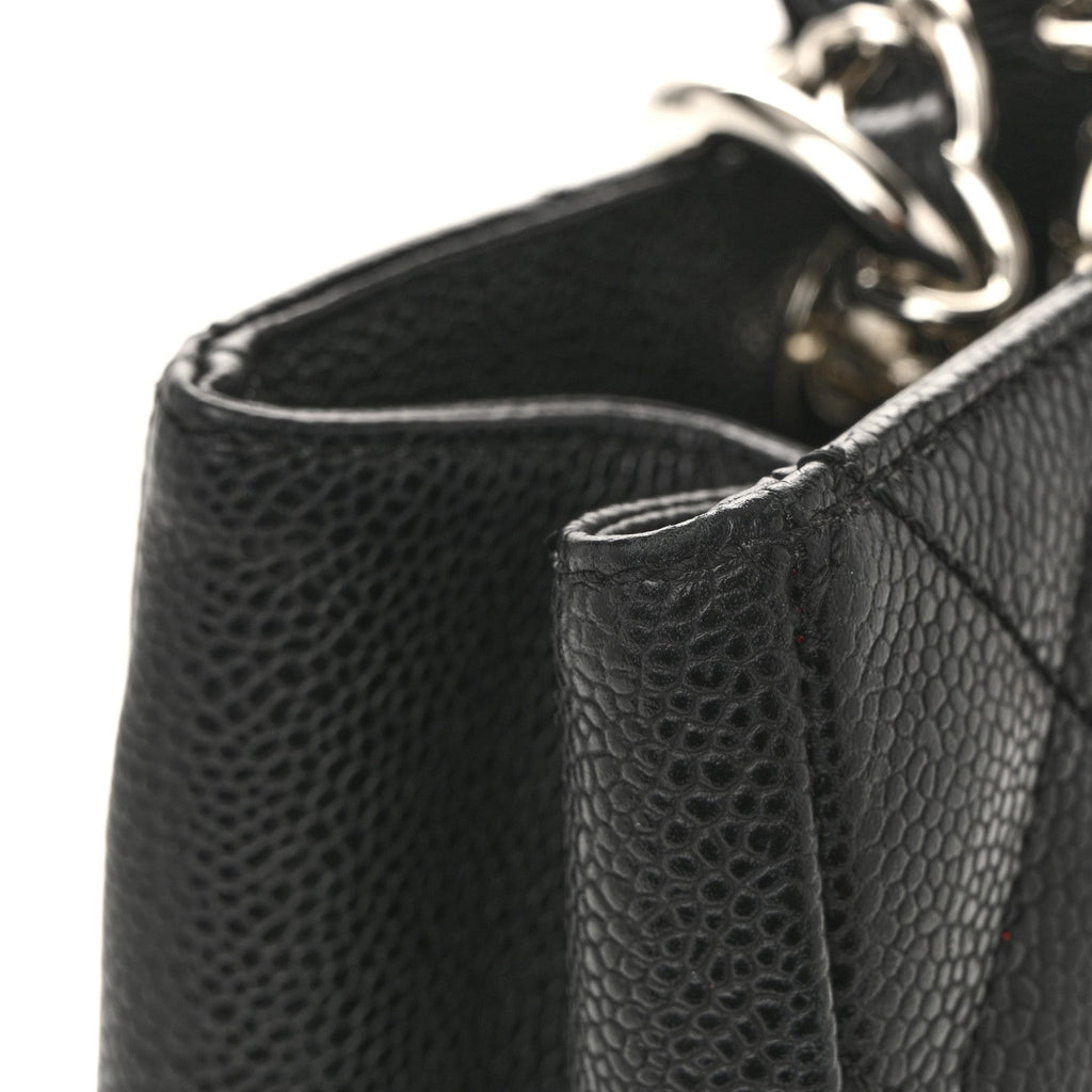 Chanel Caviar Quilted Grand Shopping Tote GST Black